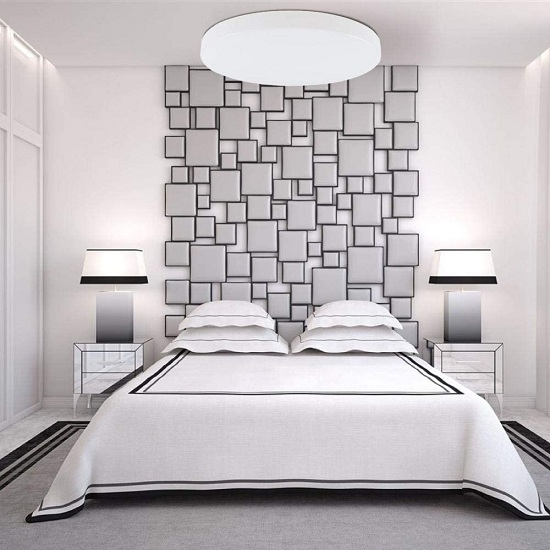 White Attic Couple Bedroom