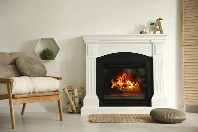 Living Room Fireplace Idea