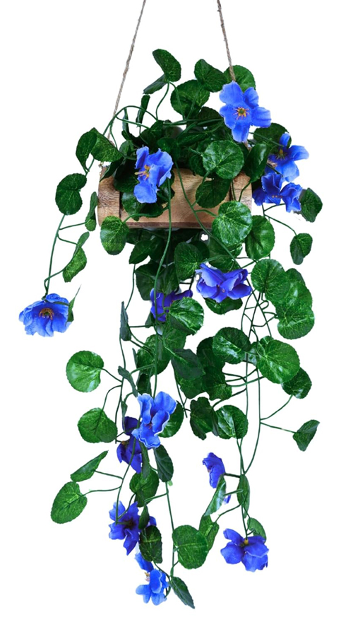 Colorful Artificial Floral Hanging Baskets
