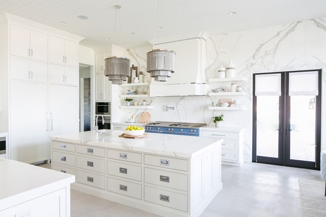 White Open Kitchen Ideas
