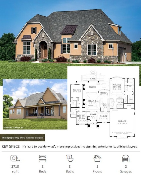 European Home Design with Stone Exteriors