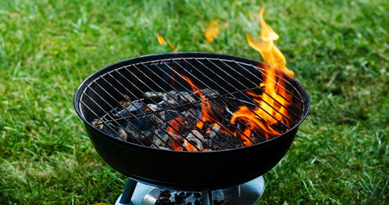 Fireplace With Cooking Grill