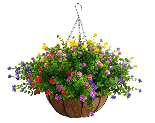 Large Artificial Hanging Basket