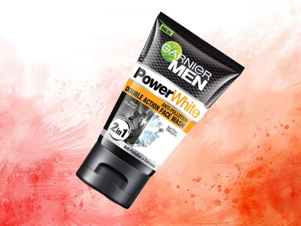 Garnier Men Power White Anti-Pollution Double Action Face Wash