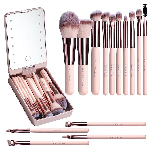 BS-MALL Travel Makeup Brush Set