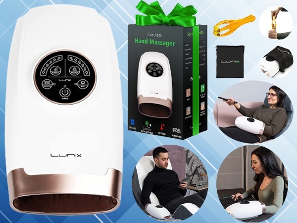 Lunix LX3 Cordless Electric Hand Massager
