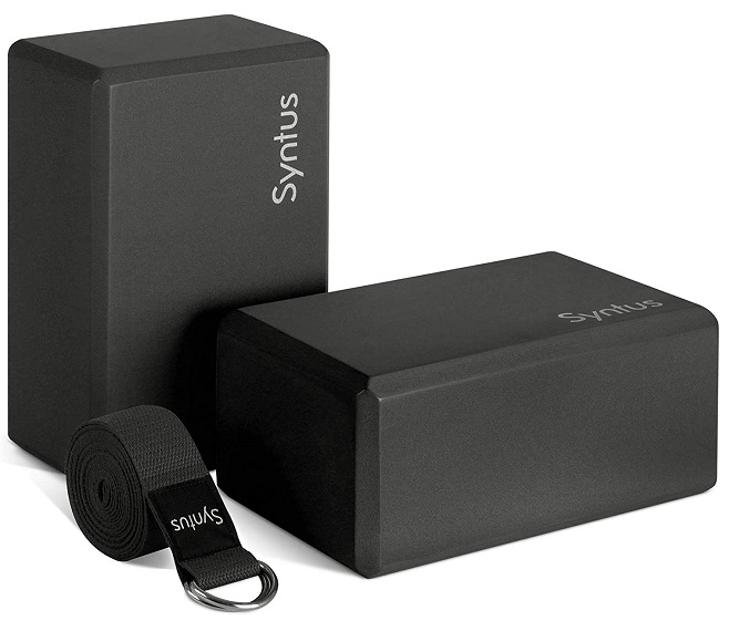 Syntus Yoga Block and Yoga Strap Set