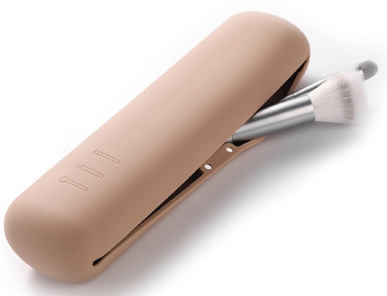 Feryes Travel Brush Holder Khaki Large
