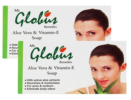 Globus Remedies Aloe Vera and Vitamin E Soap