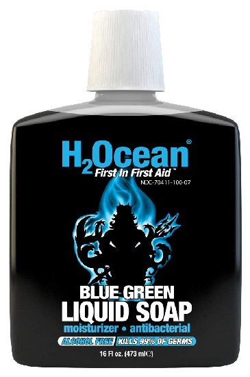 H2Ocean Blue Green Liquid Soap