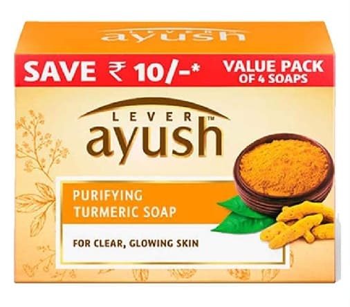Lever Ayush Purifying Turmeric Soap For Oily Skin