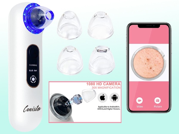 Blackhead Remover And Pore Vacuum with Camera