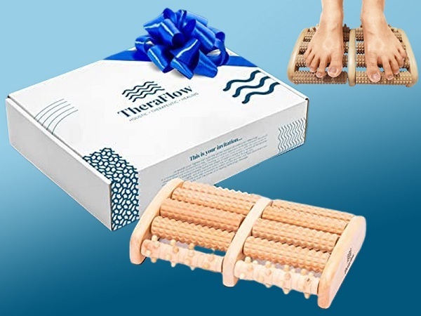 TheraFlow Dual Foot Massager Roller