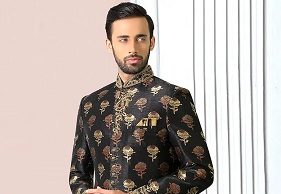 10 Trending Styles of Black Sherwani Designs for Ethnic Look