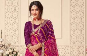 10 Beautiful Designs of Bandhani Sarees for Traditional Look