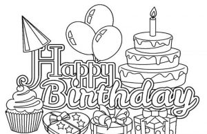 Happy Birthday Coloring Pages: Top 15 Sheets for Kids and Adults