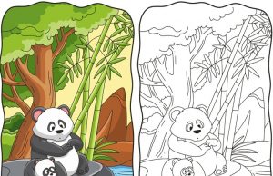 15 Cute Panda Coloring Pages for Your Little Ones