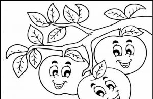 15 Creative Apple Coloring Pages for Kids to Have Fun