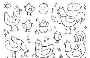 15 Exceptional Chicken Coloring Pages for Creativity and Fun