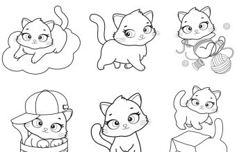 15 Kitten Coloring Pages for Endless Fun of Whiskers and Whimsy