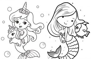 15 Creative Mermaid Coloring Pages for Fantasy Lovers
